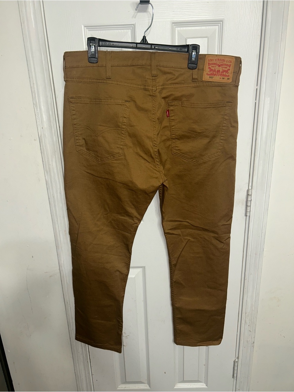 Levi's 502 Tan Straight Leg Jeans